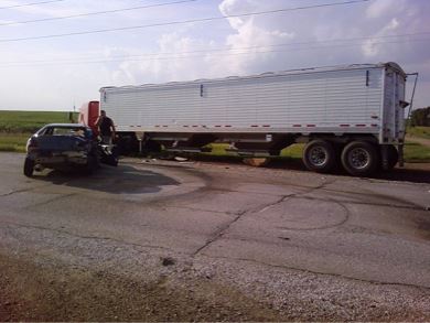 Car and a truck